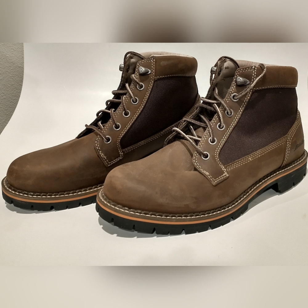 Eddie Bauer Men's Highland Point Leather Boots Brown 0046-266 Size 9.5